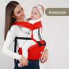 Four Seasons Double Shoulder Breathable Baby Carrier with Waist Stool