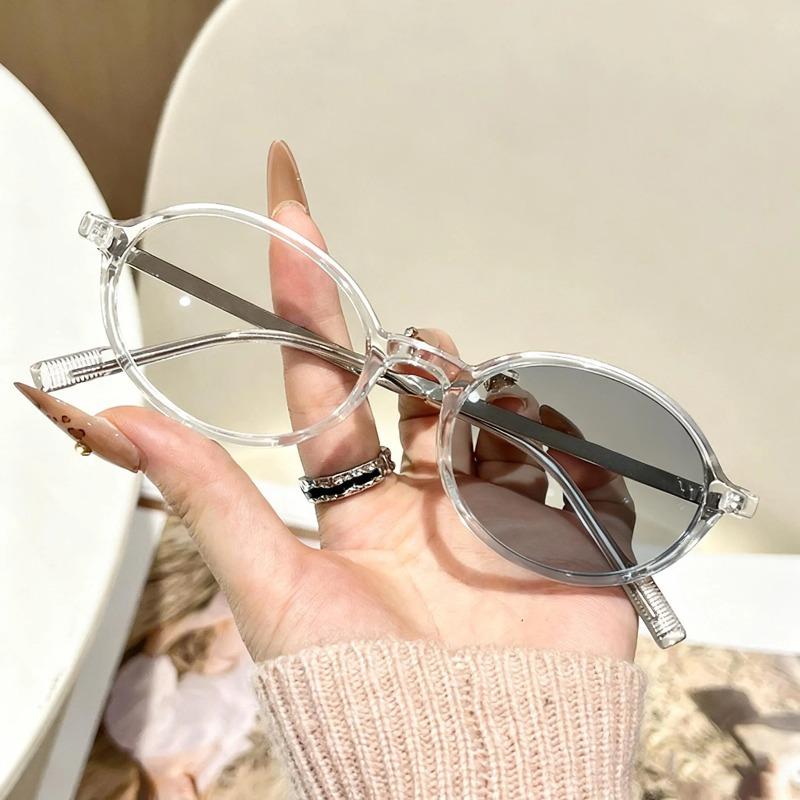 New Retro Anti-Blue Light Photochromic Myopia Glasses Unisex Outdoor Color-Changing UV Protection Eyewear Diopter 0 To -4.0