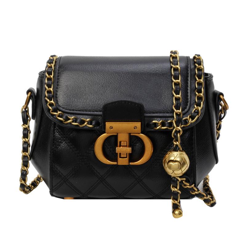 Bag Women's New Fashion Square Bag Niche Versatile Shoulder Messenger Bag