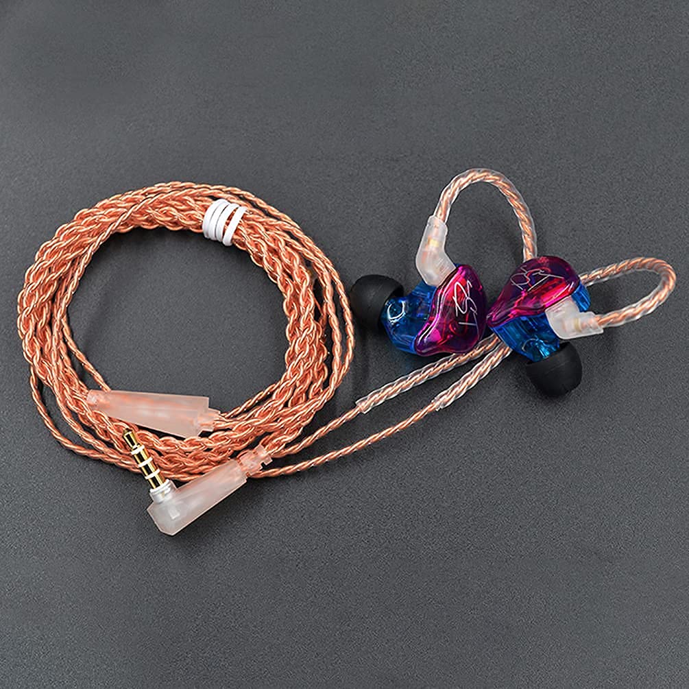 KZ ZST 1BA 1DD Sluchátka do uší, Průhledná HiFi monitorová sluchátka, Drátová sluchátka pro sport a hraní, pro hudebníky, zpěváky a audiofily