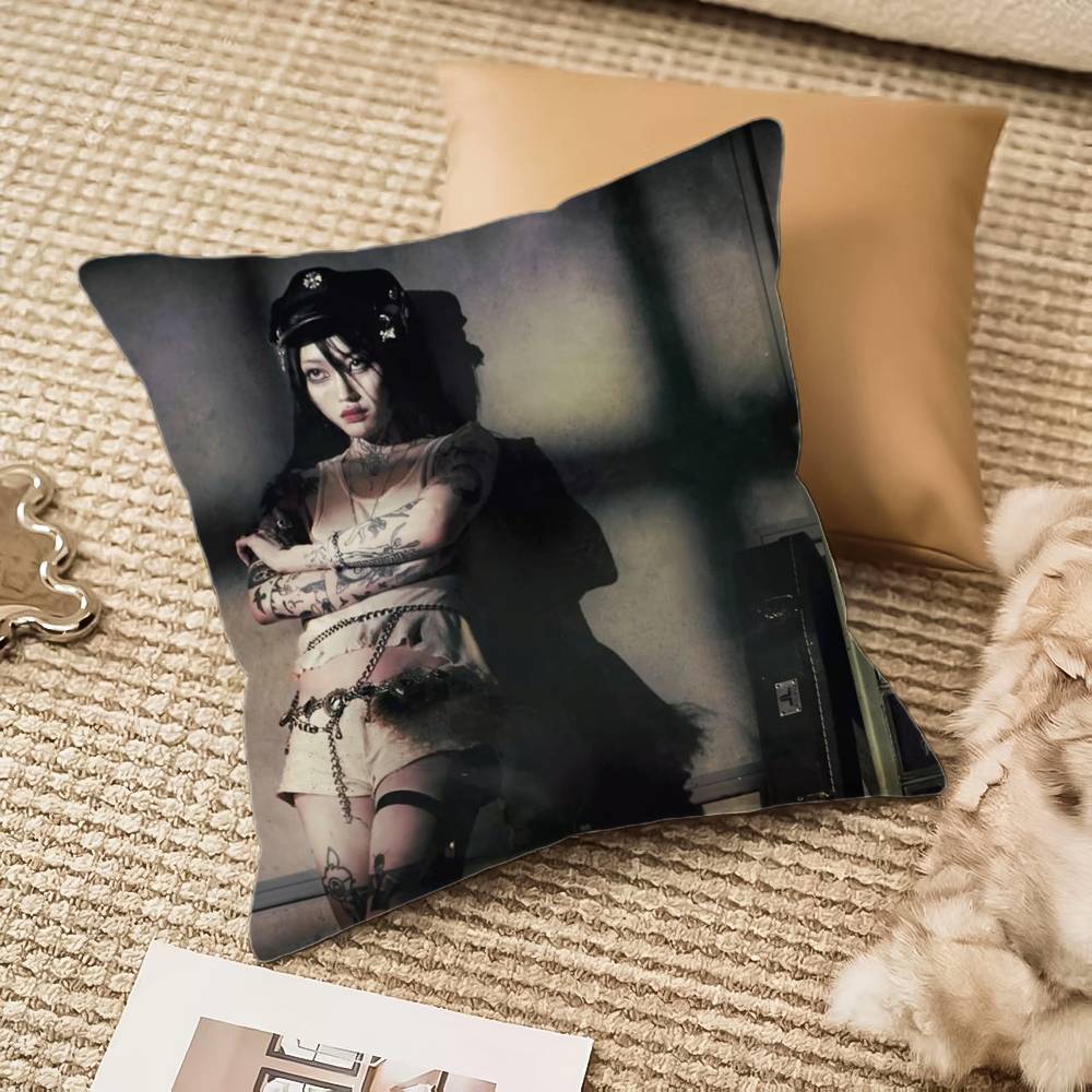 Y-Yeule Evangelic Girl Pillow Case Anti-dustmite Invisible Zipper Sofa Bed