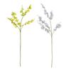 Faux Silk Oncidium Orchid Realistic Fake Dancing-Doll Orchids with Bendable Stems Maintenance-Free Artificial Flowers for Vase Home Party Wedding