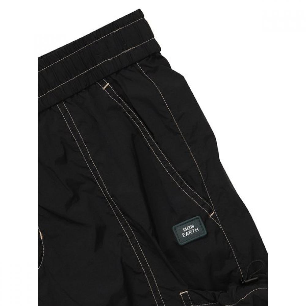 Bbc Earth 3d Pocket Half Pants  Black 