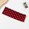 Fashion Polka Dot Makeup Hairband Hair Accessories New Wave Yoga Elastic Headband Sports Fitness Sweat-absorbent Hairband