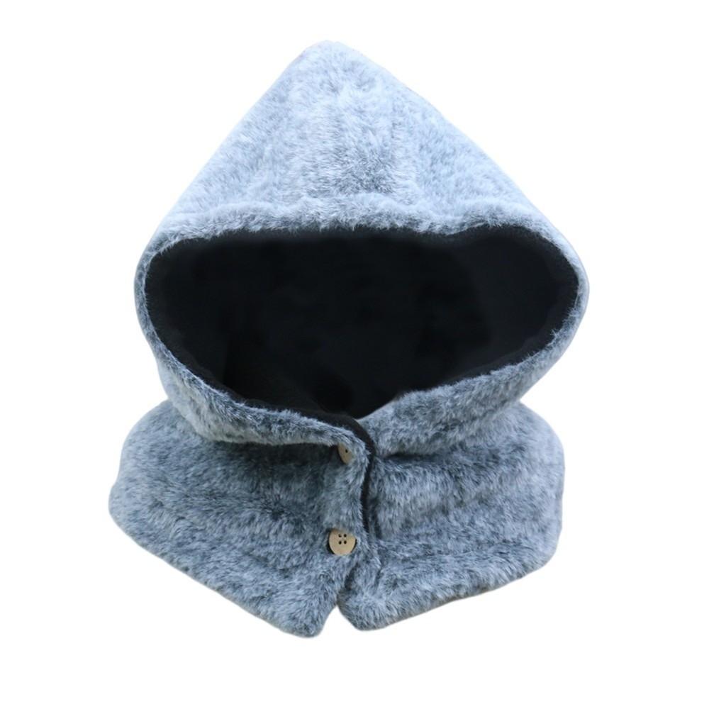 Neck Collar Balaclava Hat Thickened Winter Cap Simple Ear Protection Hat  Outdoor