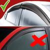 Hohe Qualität Auto Seitenfenster Windabweiser Visier Lüftung für Ford Focus 2 MK2 Schrägheck Limousine 2005-2011 Markisen Schutzbleche Schutz