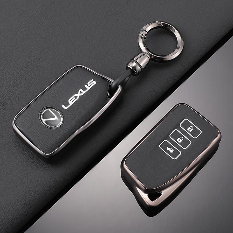 

For Lexus NX GS RX IS ES GX LX RC 200 250 350 LS 450H 300H TPU Leather Car Key Case Shell Cover Fob Protection Cover Accessories