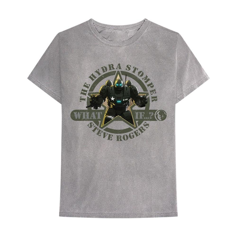Men s Marvel Comics What If Hydra Stomper Slim Fit T-shirt Small Grey S
