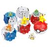 Pokemon Ball with Figure Poke Pokeball Mew Groudon Solgaleo Mewtwo Pikachu Meowth Charizard Kyogre Fennekin Froakie Chespin Toy
