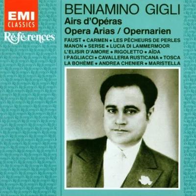 CD BENIAMINO GIGLI - Opera Arias (Rec 1927-41)  CDH7610512 EMI Classics Non Japan Classical Used