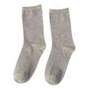 Hochwertige Metallic-Faden Damensocken Bunte Elastische Sportsocken Glänzende Atmungsaktive Crew-Socken Tägliches Tragen