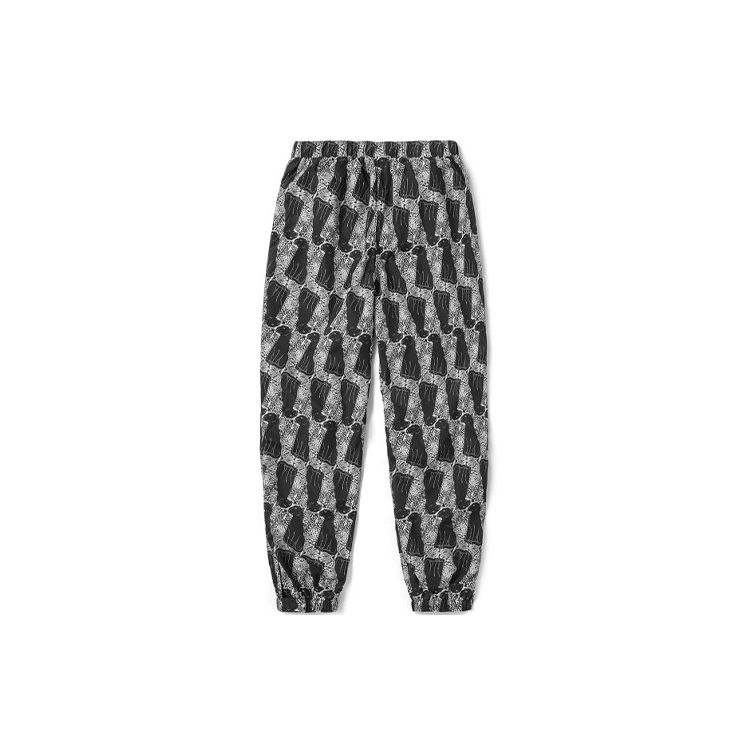 Vans X Opening Ceremony Collaboration Printed Casual Jogger Pants Women Bottoms Black VN0A5FRRPQE
