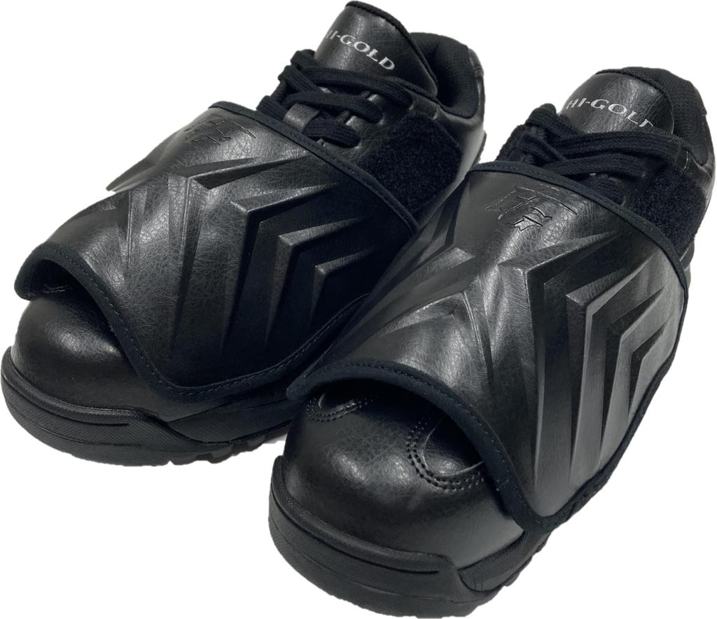 HI-GOLD Umpire Shoes PU-AM400, Size 25.5cm, Black