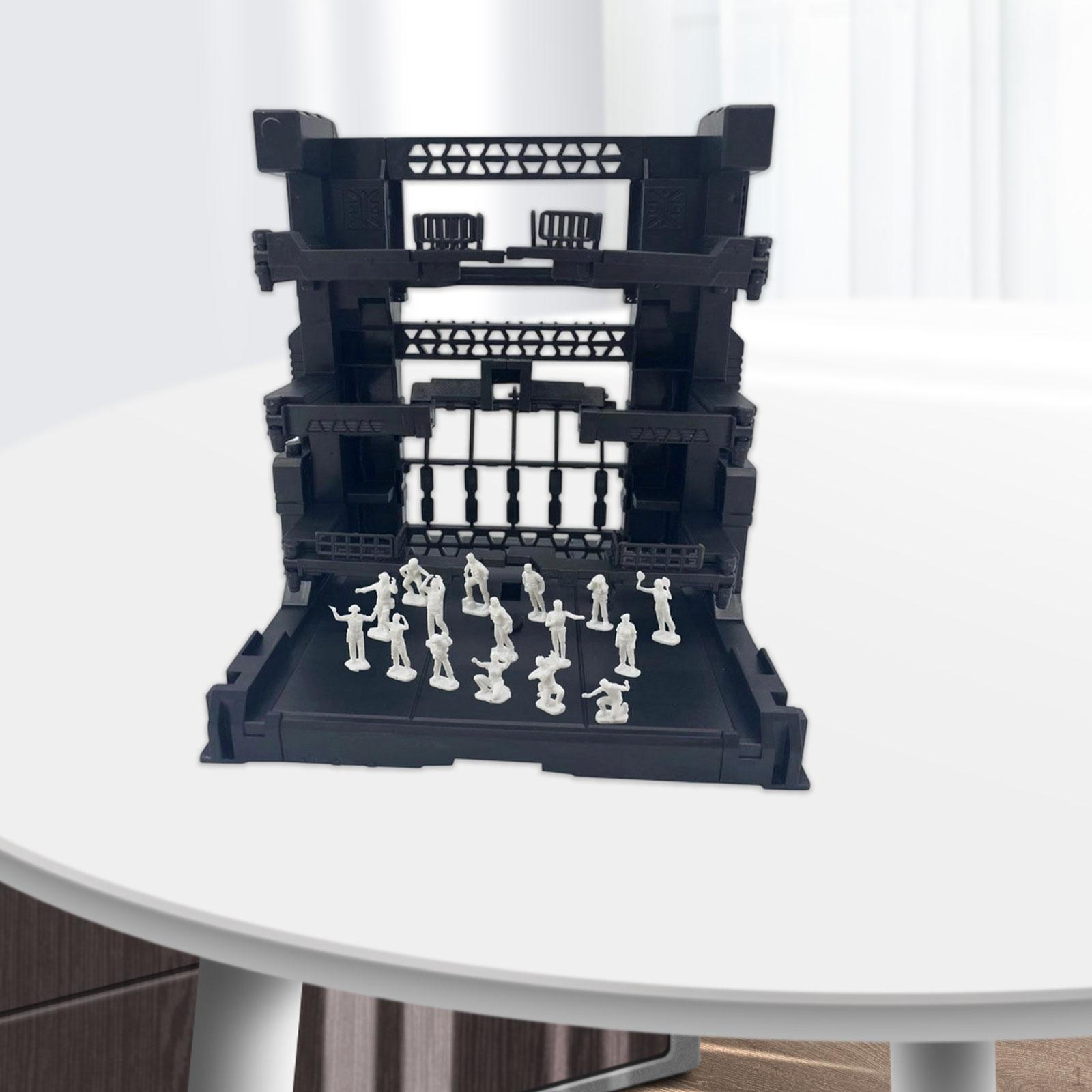 

Action Figure Storage Rack for Toy Organization And Model Kits 16.5x11.5x16.5cm чёрный