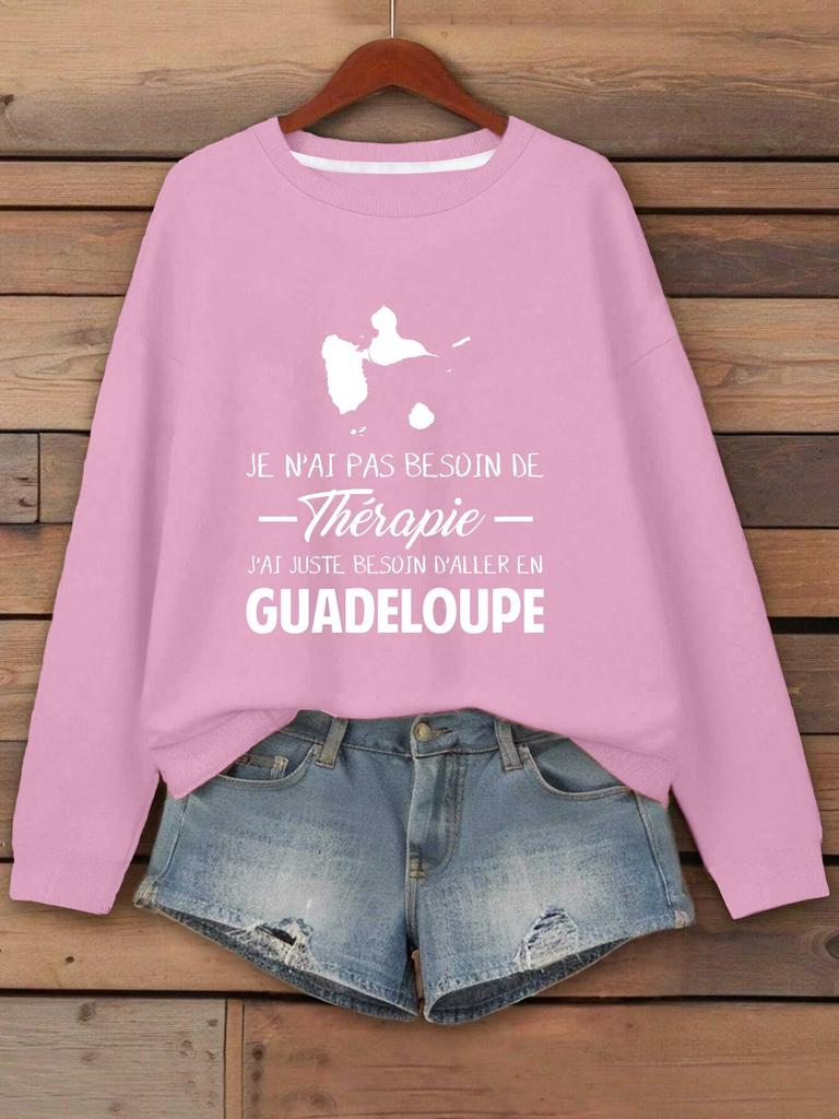 French Quote Therapy Guadeloupe women's sweatshirts