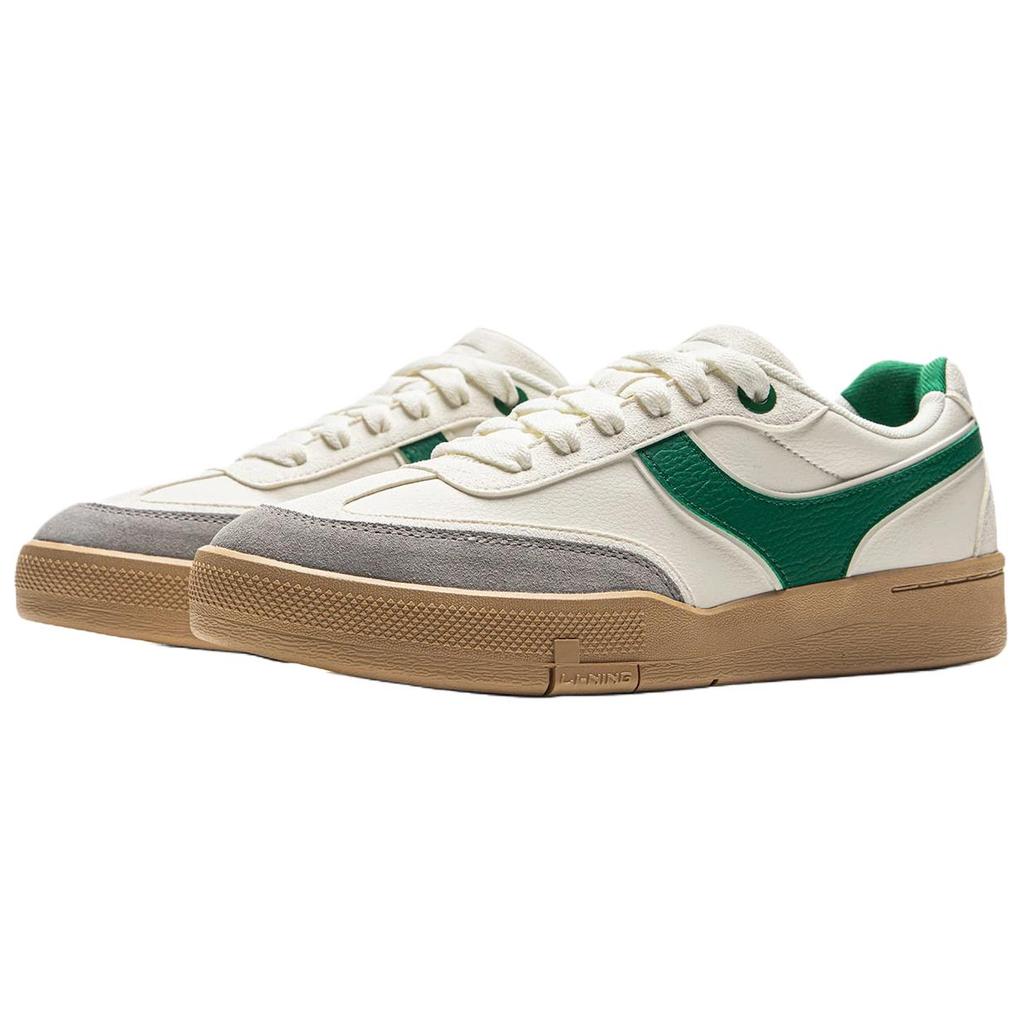 Li Ning Zheng Rong 92S Extreme Sports Skateboarding Professional Low Top Skate Shoes Men sneaker White Green Gray AEPV081-3