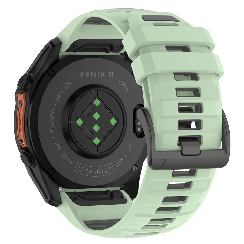 QuickFit 22mm 26mm Silikonarmband für Garmin Fenix 8 E 7X 7 6 6X Pro 5 5XPlus/Epix Pro Gen2 51mm 47mm Armband Uhrenarmbänder correa