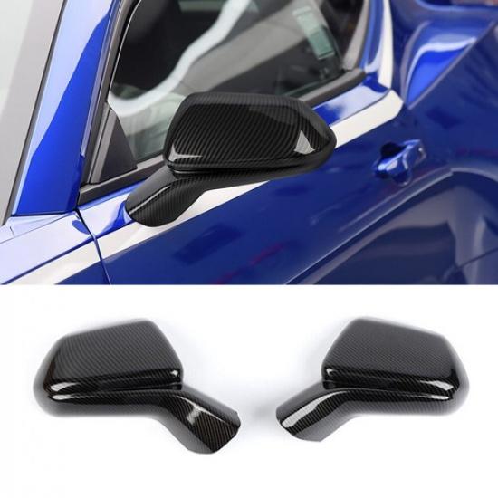 Carbon Fiber Exterior Rearview Mirror Cover For Chevy Camaro 2016+ Accessories