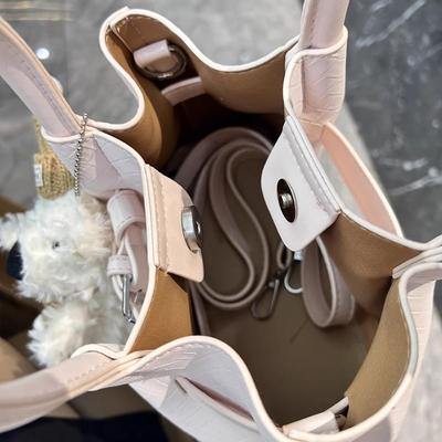 Fashion Portable Vegetable Basket Bag Women's New Fashion Shoulder Bag Light Luxury Niche Messenger Bag