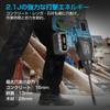 Rechargeable Cordless Hammer 21V Cordless Brushless Makita Infinitely Variable Maximum Speed 1500 Drilling and Chiseling for 26mm 13mm and 28mm Fast
