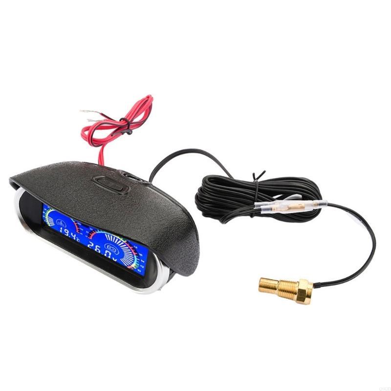 Q9QD 12V 24V High Definition Digital Gauge For Monitoring Water Temp And In Vehicles Featuring Low Power Consumption