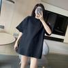 2024 Summer Womens Large Printed Round Neck Comfortable Breathable Tshirt Womens Casual Harajuku Retro Tshirt Tops