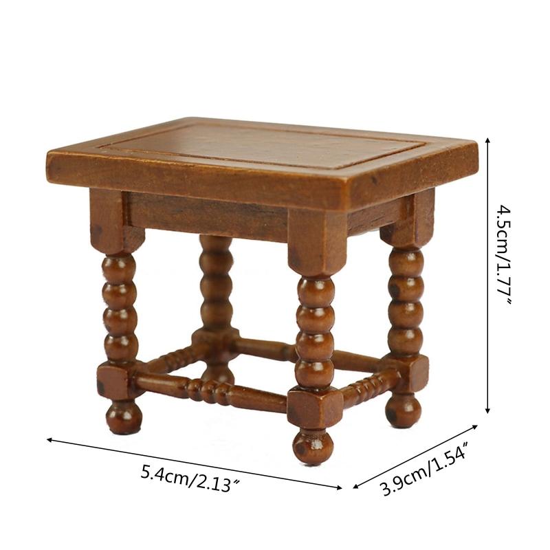 

1:12 Миниатюрных деревянных арочных мостов для кукольного домика с перилами Миниатюры для сада фей Миниатюрное ремесло