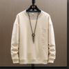 Sweat-shirt à col rond en deux pièces pour homme, nouveau modèle printemps-automne-hiver, Zhongshan, haut à manches longues