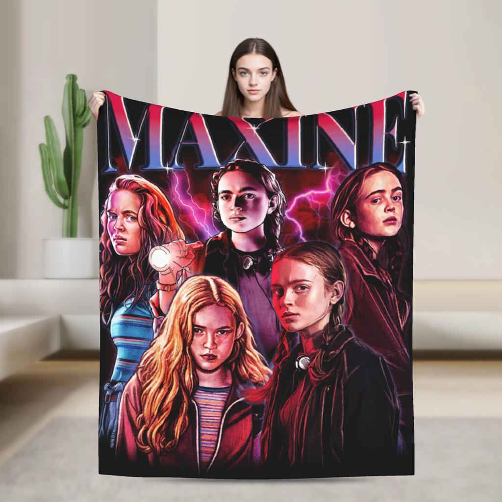 Steve The Babysitter Portrait Blanket Quality Warm Soft Throw Blanket Winter Picnic Couch Chair Fluffy Bedspread