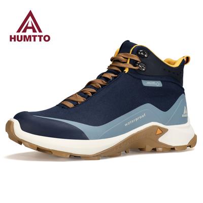 Non-Slip Boots for Men Winter Platform Work Rubber Ankle Boots Outdoor Hiking Men's Sneakers Wear-Resistant Work Safety Shoes