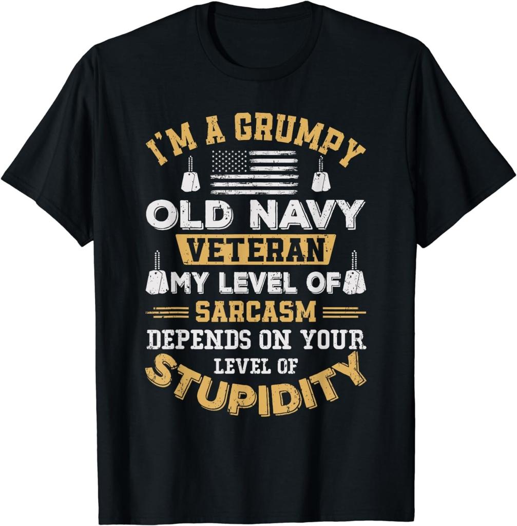 Funny Grumpy Old Veteran Patriotic Funny Military Veteran USA Unisex T-Shirt