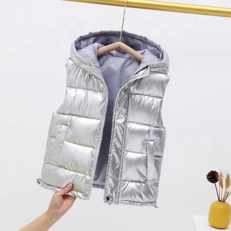 Winter Children's Self-heating Outerwear Vest, Boys and Girls Thickened Cotton-padded Jacket for Outerwear