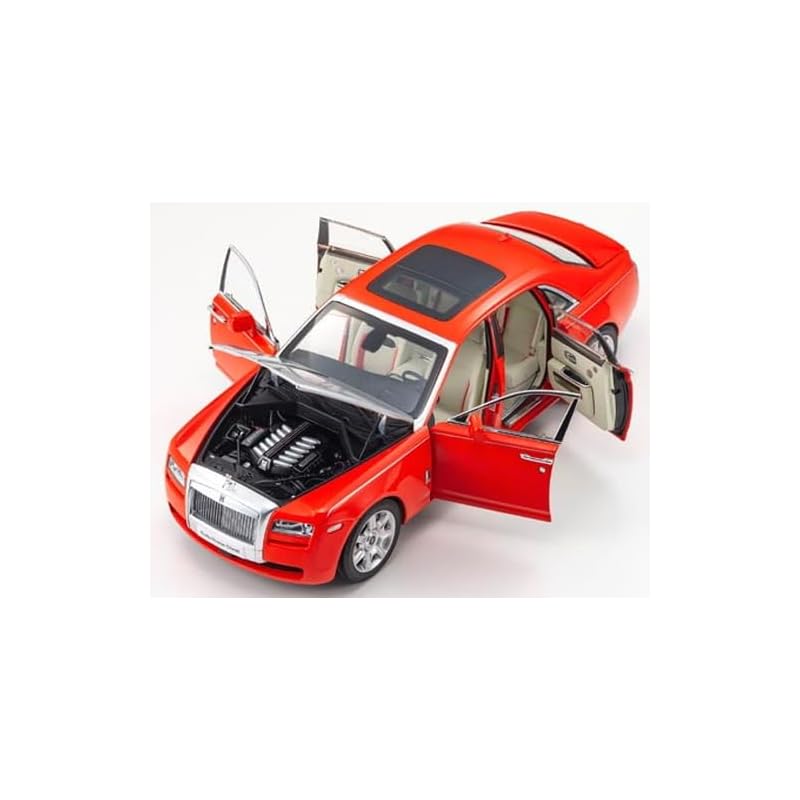 Kyosho Original 1/18 Rolls Royce Ghost Red/silver Finished Product