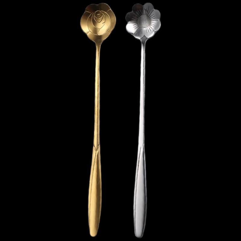 Cherry Blossom Stainless Steel Stirring Spoon