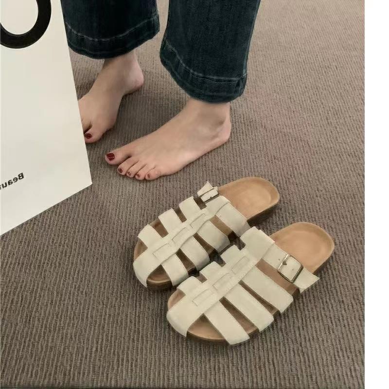 

Внешние базовые резиновые женские тапочки, горячая распродажа, летняя женская обувь из искусственной кожи на танкетке, средний каблук, неглубокие женские тапочки Baotou