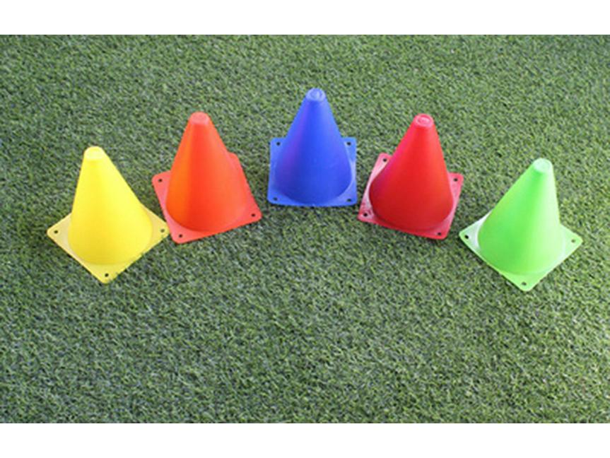 Football & Basketball Training Cones - PE Material, Roadblock & Obstacle Dribbling Equipment