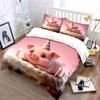 Cute Birthday Pig Decoration Set Soft Comfortable Duvet Cover Bedding Set Included 1*Duvet Cover & 2*Pillowcases Gift
