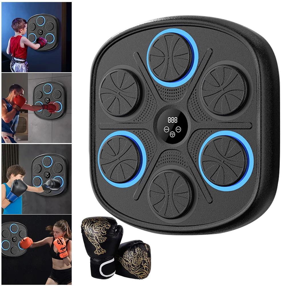 9 Levels Music Boxing Machine Wall Target LED Smart Boxing Game for Sports Home Exercise Boxing Training Punching Equipment