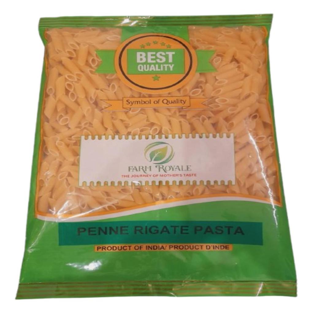 Farm Royale Penne Rigate Pasta 1kg | Premium Durum Wheat Pasta