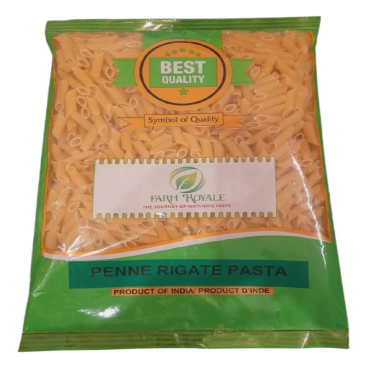 Farm Royale Penne Rigate Pasta 1kg | Premium Durum Wheat Pasta