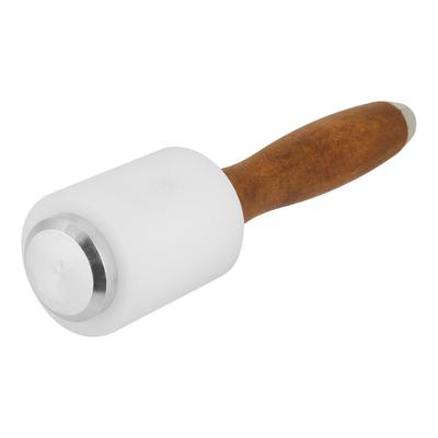 Martello Pelle Nylon Manico Legno Mazza per Intaglio Pelle Strumento per Artigianato