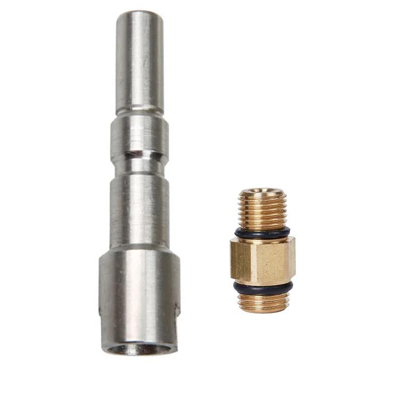 Portable Foam Pot connector Quick Connect Replacement Set Stainless steel Washer 1/4"Internal 200bar-2900PSI 2Pcs
