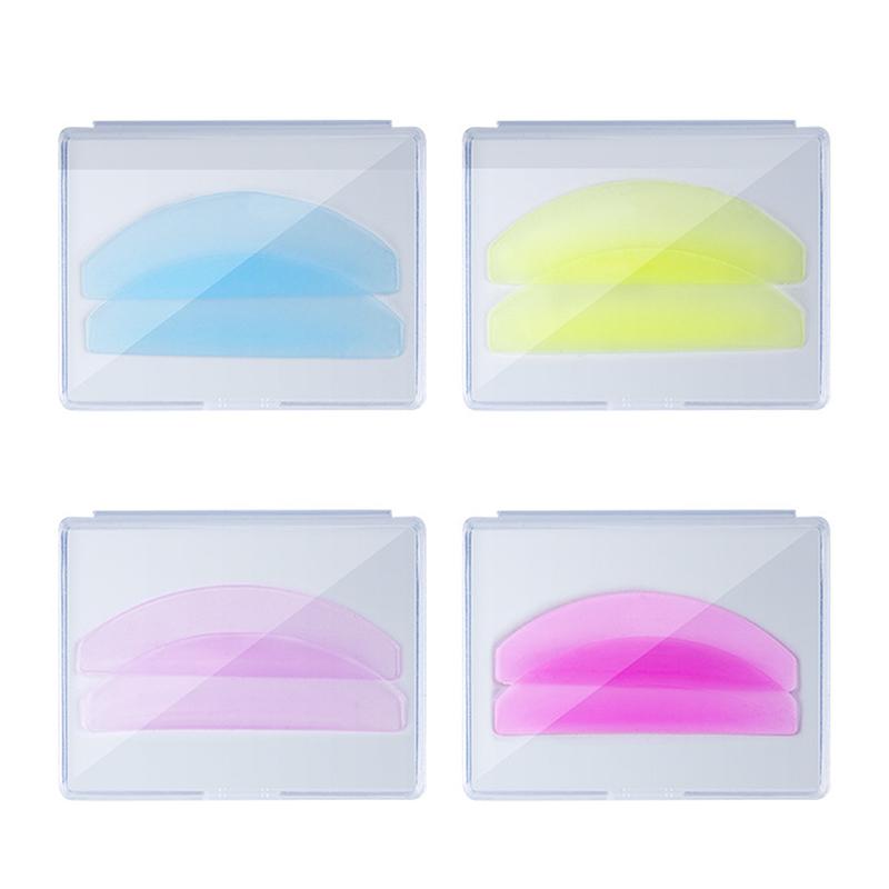 Hot 1Pair Ultra Thin Silicone Eyelash Perm Pads Lashes Rods Shield Lifting 3D Eyelash Curler Accessories Applicator Makeup Tool