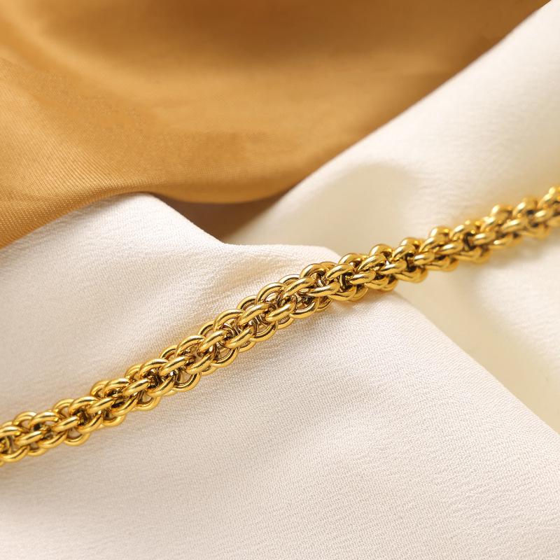INSSGG Luxury Gold Cuban Chain Necklace