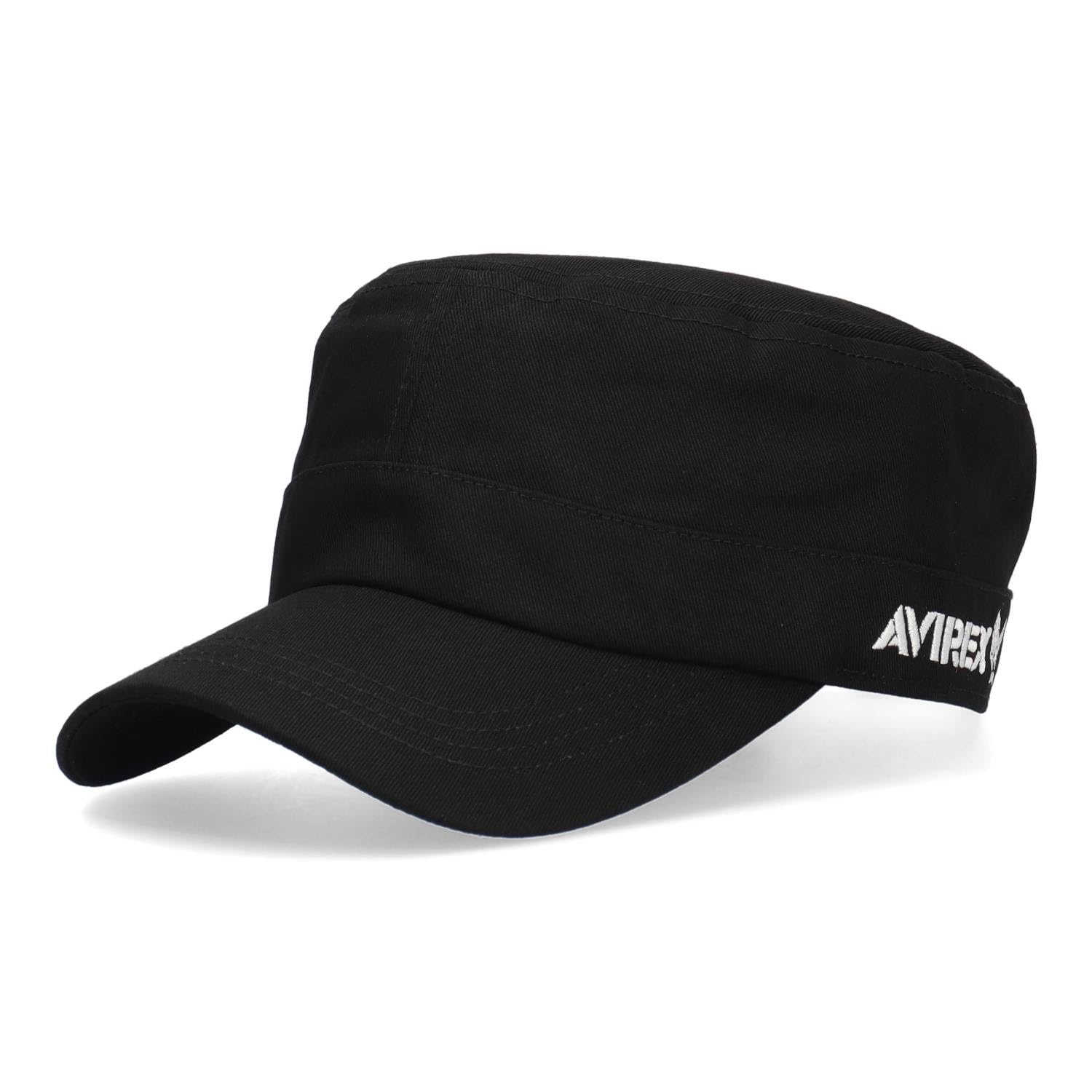 

AVIREX AR Simple Work Cap Hat Adjustable Size Exclusive Original Model (black) чорний