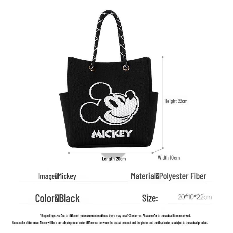 Disney Borsa Grande Capacità Topolino