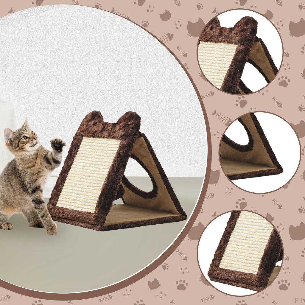 Cat Scratch Pad Scratching Board Foldable Furniture Protector Breathable Scratcher Cardboard for
