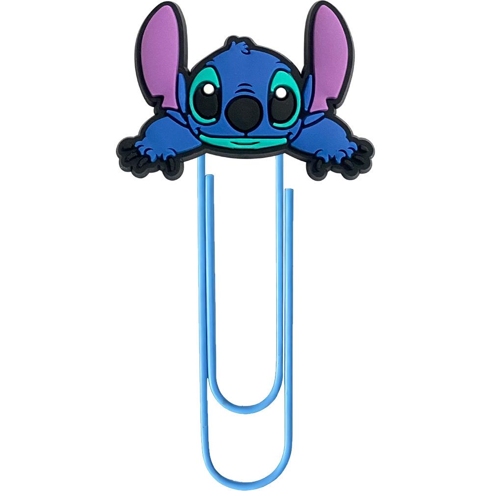 Cartoon Creative Stitch Paperclip Bookmark - Colorful DIY Office Supplies