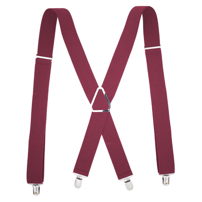 Men Women Suspender Adult 4 Clips Mens Suspenders X Type Elastic Adjustable Strap Wide Braces Work Male Jockstrap