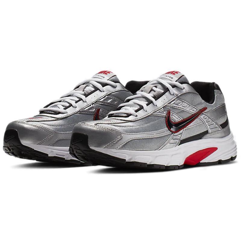 Nike Initiator Metallic Silver Red Sneakers 394055-001